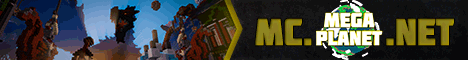 MEGA Planet banner MEGA Planet Minecraft server banner