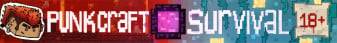 Punkcraft banner Punkcraft Minecraft server banner