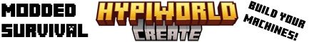 Hypiworld banner Hypiworld Minecraft server banner