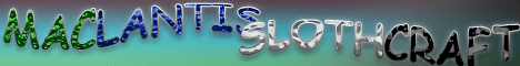 MaclantisSlothcraft banner MaclantisSlothcraft Minecraft server banner