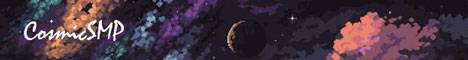 CosmicSMP banner CosmicSMP Minecraft server banner