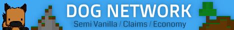 Dog Network banner Dog Network Minecraft server banner