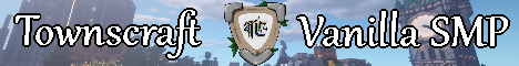Townscraft banner Townscraft Minecraft server banner