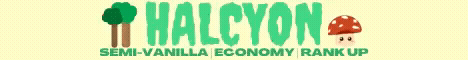Halcyon banner Halcyon Minecraft server banner