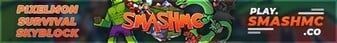 SmashMC banner SmashMC Minecraft server banner