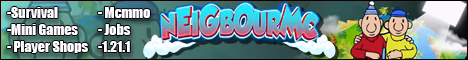 NeighbourMC banner NeighbourMC Minecraft server banner