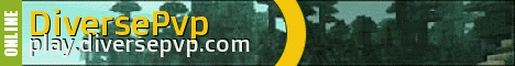 DiversePvP banner DiversePvP Minecraft server banner