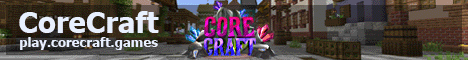 CoreCraft banner CoreCraft Minecraft server banner