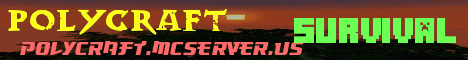 PolyCraft banner PolyCraft Minecraft server banner