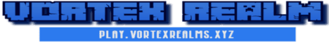 Vortex realm banner Vortex realm Minecraft server banner