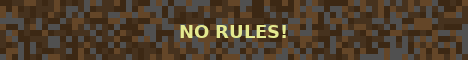 NoRulesMC banner NoRulesMC Minecraft server banner