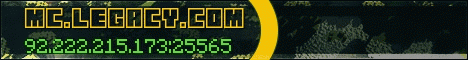 Mc.Legacy.com banner Mc.Legacy.com Minecraft server banner