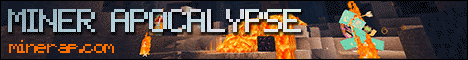 Miner Apocalypse banner Miner Apocalypse Minecraft server banner