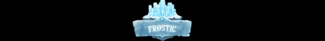 Frostic MC banner Frostic MC Minecraft server banner