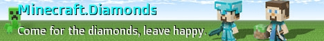Minecraft.Diamonds banner Minecraft.Diamonds Minecraft server banner