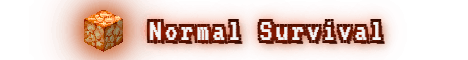 Normal Survival banner Normal Survival Minecraft server banner