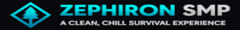 Zephiron SMP banner Zephiron SMP Minecraft server banner