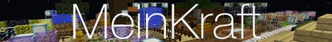 MeinKraft banner MeinKraft Minecraft server banner