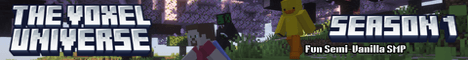 The Voxel Universe banner The Voxel Universe Minecraft server banner