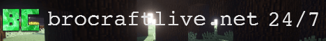 BroCraft Gaming banner BroCraft Gaming Minecraft server banner