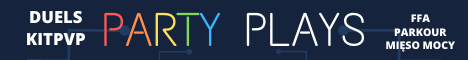 Party Plays PL banner Party Plays PL Minecraft server banner