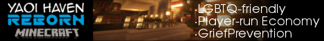 Yaoihaven Reborn banner Yaoihaven Reborn Minecraft server banner