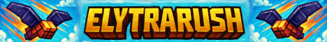 ElytraRush.com banner ElytraRush.com Minecraft server banner