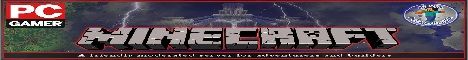 PCGMCUS banner PCGMCUS Minecraft server banner