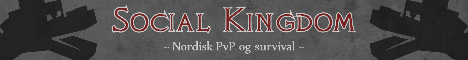 Social Kingdom banner Social Kingdom Minecraft server banner