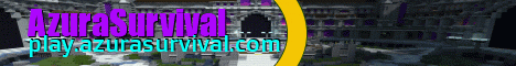 AzuraSurvival banner AzuraSurvival Minecraft server banner