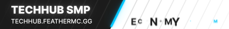 TechHub SMP banner TechHub SMP Minecraft server banner