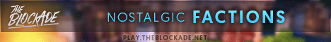 The Blockade banner The Blockade Minecraft server banner