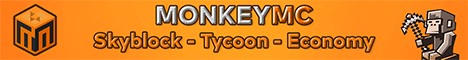 MonkeyMC banner MonkeyMC Minecraft server banner