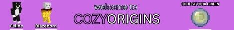 CozyOrigins banner CozyOrigins Minecraft server banner