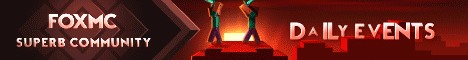 FoxMC banner FoxMC Minecraft server banner