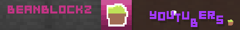 BeanBlockz banner BeanBlockz Minecraft server banner