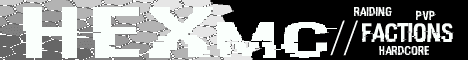 HEXmc banner HEXmc Minecraft server banner