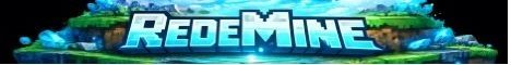 RedeMine banner RedeMine Minecraft server banner