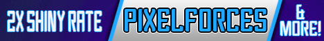 PixelForces banner PixelForces Minecraft server banner