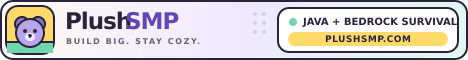 PlushSMP banner PlushSMP Minecraft server banner
