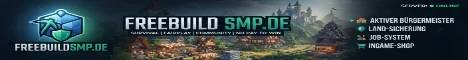 FreebuildSMP banner FreebuildSMP Minecraft server banner