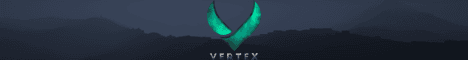 Vertex banner Vertex Minecraft server banner