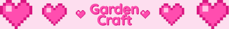 Garden Craft banner Garden Craft Minecraft server banner