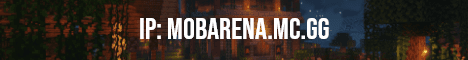 Mob Arena banner Mob Arena Minecraft server banner