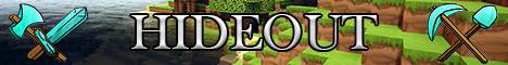 HideoutSMP banner HideoutSMP Minecraft server banner