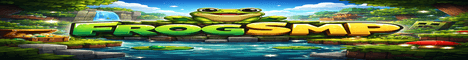 frogsmp banner frogsmp Minecraft server banner