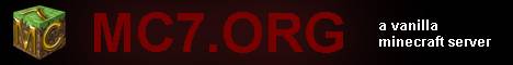 MC7 banner MC7 Minecraft server banner
