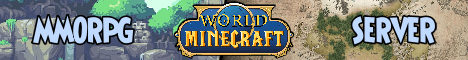 World of Minecraft banner World of Minecraft Minecraft server banner