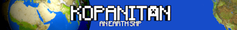 Kopanitan banner Kopanitan Minecraft server banner
