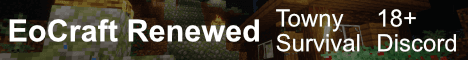EoCraft Renewed banner EoCraft Renewed Minecraft server banner
